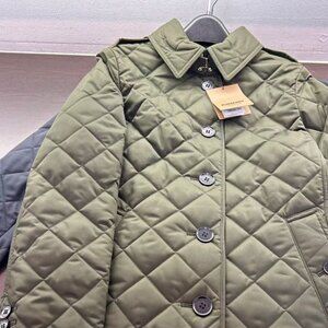 NWT Authentic BURBERRY Quilted Puffer Jacket-green